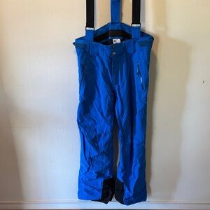Blue Ski Pants with Suspenders